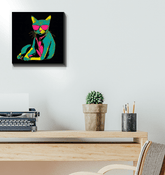Cat's Whimsical Dream Canvas Print - Beyond T-shirts