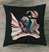 Harmony in the Breeze Outdoor Pillow