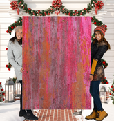 Textured Steel Sherpa Blanket