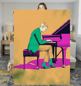 Elegant Couture Oasis Sherpa Blanket - Beyond T-shirts