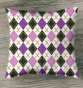Diamond Elegance Outdoor Pillow