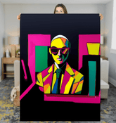 Art Deco Elegance Sherpa Blanket - Beyond T-shirts