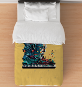 Note Nirvana Duvet Cover