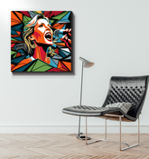 R&B Rhythms Wrapped Canvas