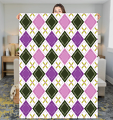 Harmony of Diamonds Sherpa Blanket