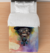 Violist’s Velvety Veil Duvet Cover