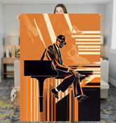 Elegant Couture Glamour Sherpa Blanket - Beyond T-shirts