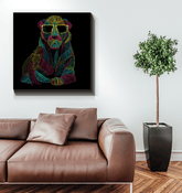 Majestic Roar Canvas Art - Beyond T-shirts