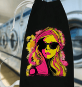 Leather Trimmed Laundry Tote - Beyond T-shirts