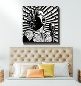 Rock Rhapsody Wrapped Canvas