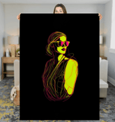 Vogue Vibes Fashionable Sherpa Blanket - Beyond T-shirts