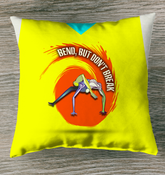Celestial Yoga Indoor Pillow for meditation and relaxation.