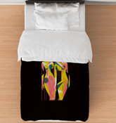 Modern Elegance Asleep Fashion Art Duvet Cover - Beyond T-shirts