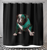 Graceful Bulldog Lakeside Gaze