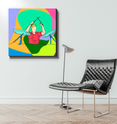 Drummer 1 Wrapped Canvas - Beyond T-shirts