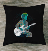 Tulip Tango Outdoor Pillow - Front View