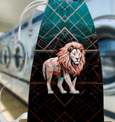 Majestic Lion Sunset Savanna