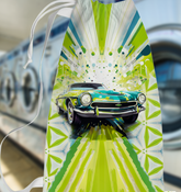 Tire Tracks Laundry Bag