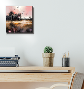 Hidden Waterfall Landscape Wrapped Canvas