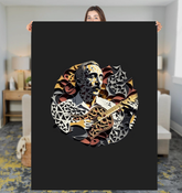 Percussive Plush Sherpa Blanket