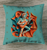 Reggae Relaxation Outdoor Pillow