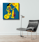 Runway Fusion All-Over Print Wrapped Canvas - Beyond T-shirts