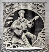 Electronic Pulse Shower Curtain with innovative water activation technology