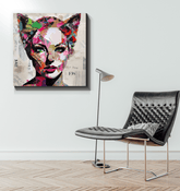 Sonic Serenity Wrapped Canvas Notes of Peace - Beyond T-shirts