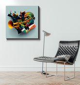 Disco Fever Wrapped Canvas