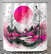 Majestic Mountain Mornings Shower Curtain