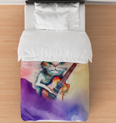 Optimistic Officer's Orderly Oasis Comforter