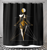 Haute Couture Haven Shower Curtain - Beyond T-shirts