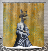 Nordic Retreat Shower Curtain with Modern Design