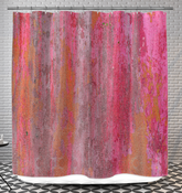 Liquid Silver Shower Curtain