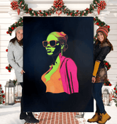 Stylish Silhouettes Sherpa Blanket - Beyond T-shirts