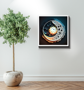 Feather and Fur Wrapped Canvas