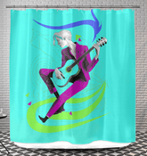 Fashionista's Oasis Shower Curtain - Glamour Edition - Beyond T-shirts