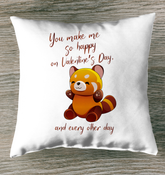 You Make Me So Happy Outdoor Pillow