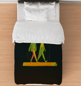 Fusion of Artistry Ambiance Fashion Art Comforter - Beyond T-shirts