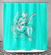 Glamorous Runway Fashion Shower Curtain - Beyond T-shirts