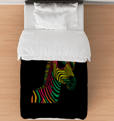 Zebra Elegance Serenity Comforter - Beyond T-shirts