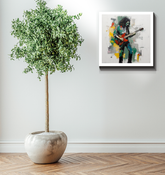 Zen Garden Abstract Wrapped Canvas