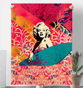 Surf Sunrise Sherpa Throw - Beyond T-shirts