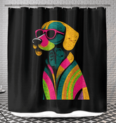 Dog's Delight Shower Curtain - Beyond T-shirts