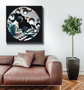 Hip-Hop Harmony Wrapped Canvas