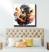 Disco Fever Music Retro Canvas Print