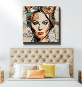 Euphonic Echoes Wrapped Canvas Notes Of Harmony - Beyond T-shirts