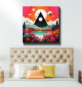 Radiant Reef Underwater Landscape Canvas