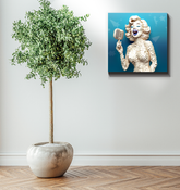 Lunar Phases Artwork on Canvas