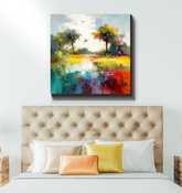 Canyon Adventure Landscape Canvas Print